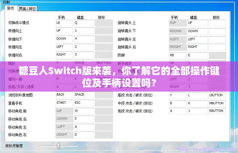 糖豆人Switch版来袭，你了解它的全部操作键位及手柄设置吗？
