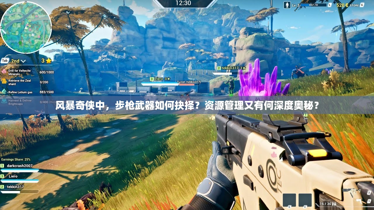 风暴奇侠中，步枪武器如何抉择？资源管理又有何深度奥秘？