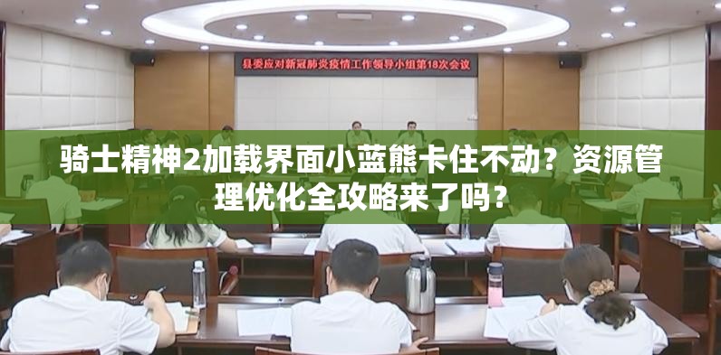 骑士精神2加载界面小蓝熊卡住不动？资源管理优化全攻略来了吗？