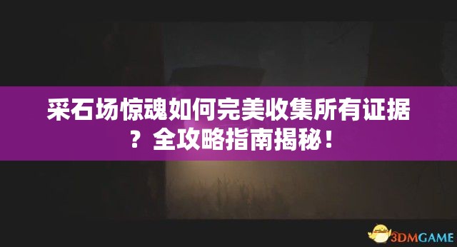 采石场惊魂如何完美收集所有证据？全攻略指南揭秘！