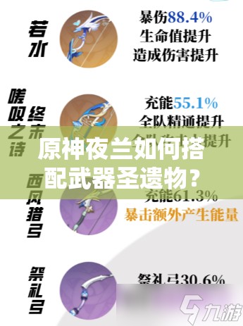原神夜兰如何搭配武器圣遗物？最强推荐选择及搭配攻略