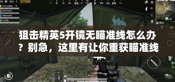 狙击精英5开镜无瞄准线怎么办？别急，这里有让你重获瞄准线的妙招！