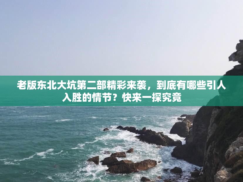 老版东北大坑第二部精彩来袭，到底有哪些引人入胜的情节？快来一探究竟