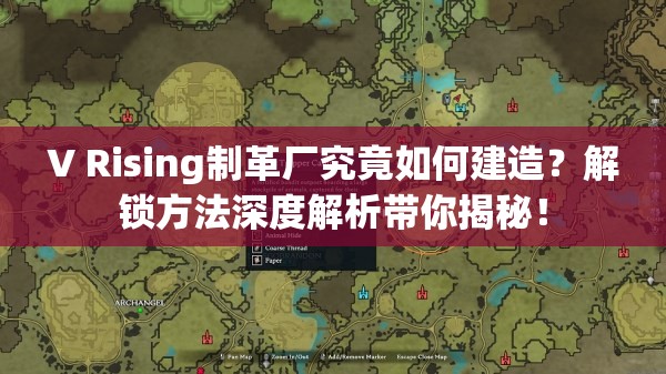V Rising制革厂究竟如何建造？解锁方法深度解析带你揭秘！