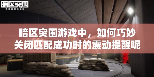 暗区突围游戏中，如何巧妙关闭匹配成功时的震动提醒呢？