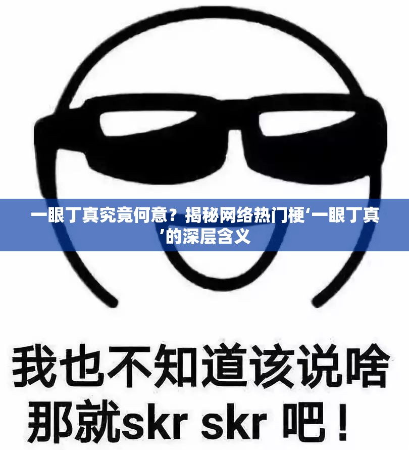 一眼丁真究竟何意？揭秘网络热门梗‘一眼丁真’的深层含义