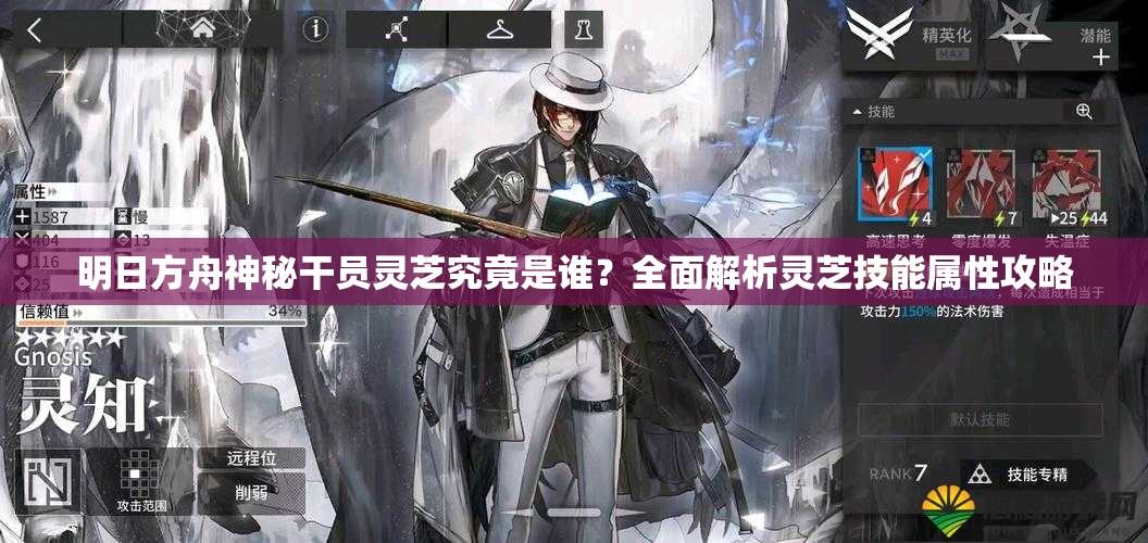 明日方舟神秘干员灵芝究竟是谁？全面解析灵芝技能属性攻略