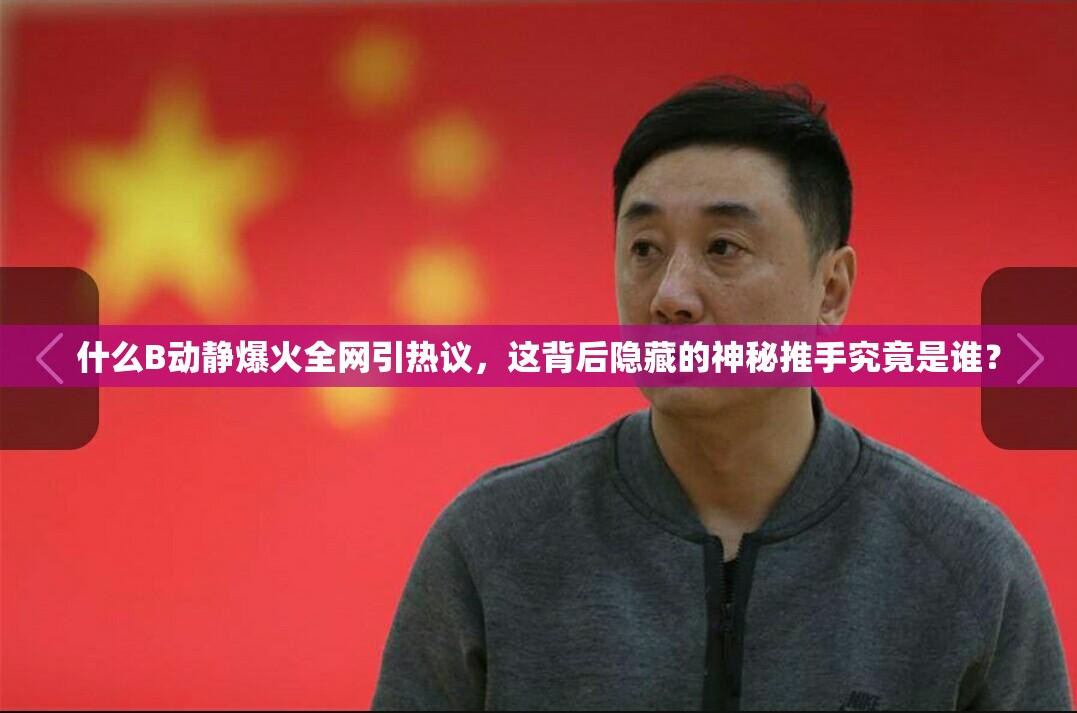 什么B动静爆火全网引热议，这背后隐藏的神秘推手究竟是谁？