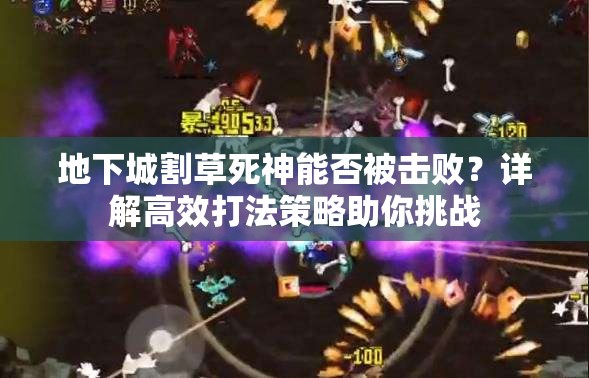 地下城割草死神能否被击败？详解高效打法策略助你挑战