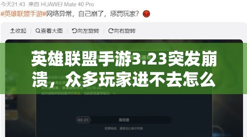 英雄联盟手游3.23突发崩溃，众多玩家进不去怎么办？详解事件与解决方案
